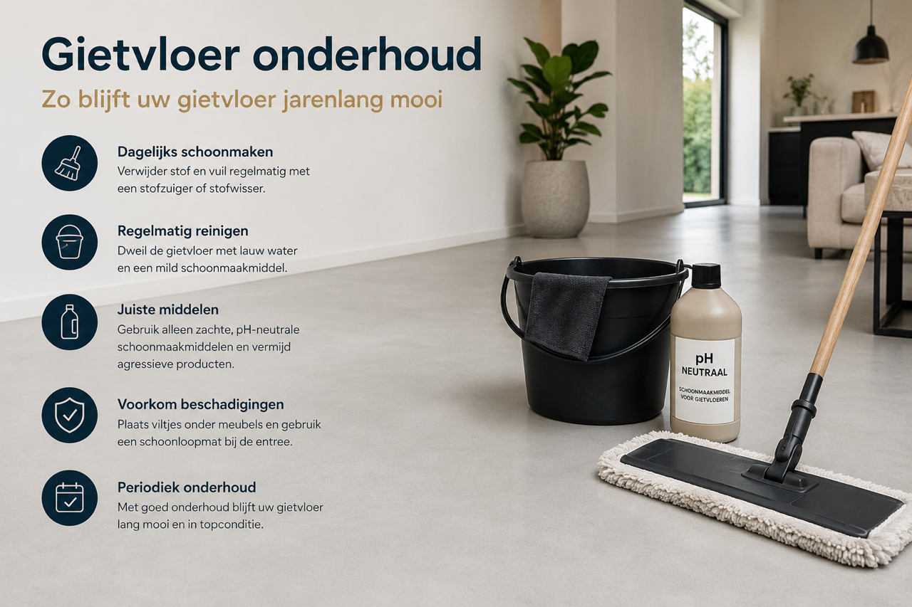 gietvloer onderhoud
